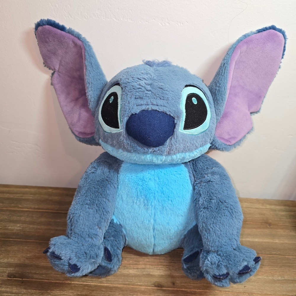 Disney Store Stitch Plush Lilo & Stitch 15 Inch Blue Stuffed Animal Toy